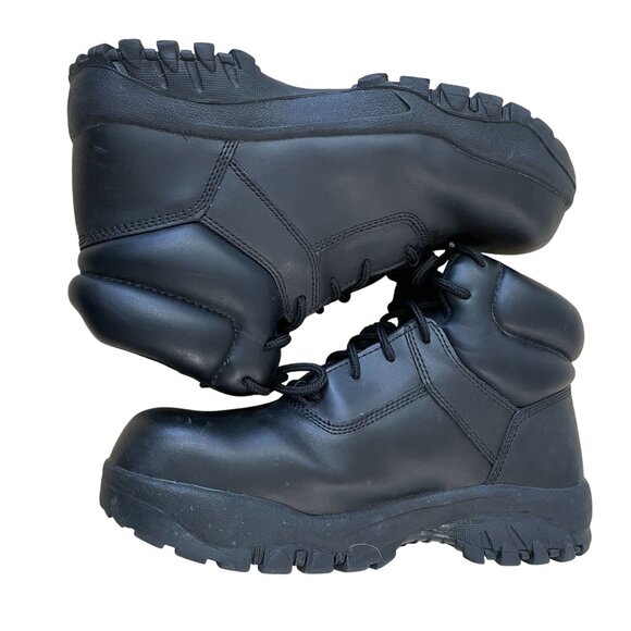 Red Wing Worx Chukka Boots Men's Size 11.5 Black Leather Copper Style Safety Toe - Picture 7 of 8